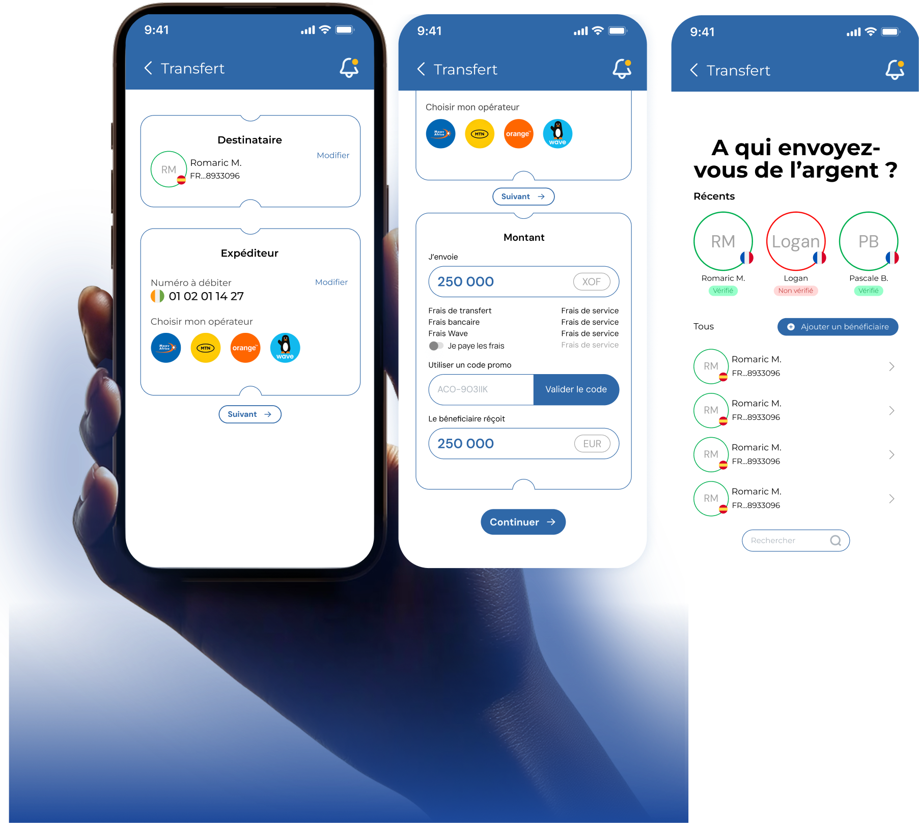 Téléphone EasyTransfert